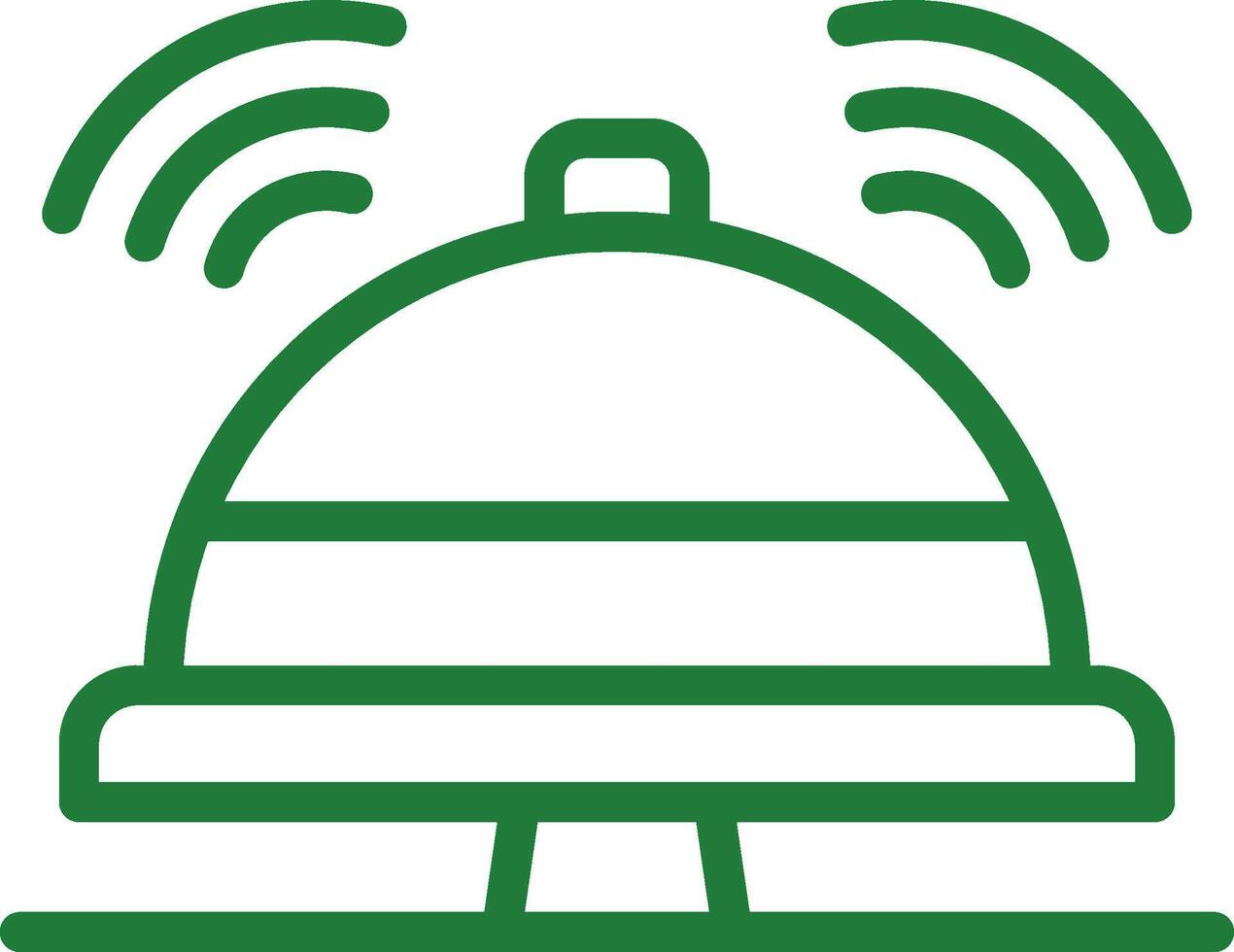 Reception Bell Creative Icon Design vector