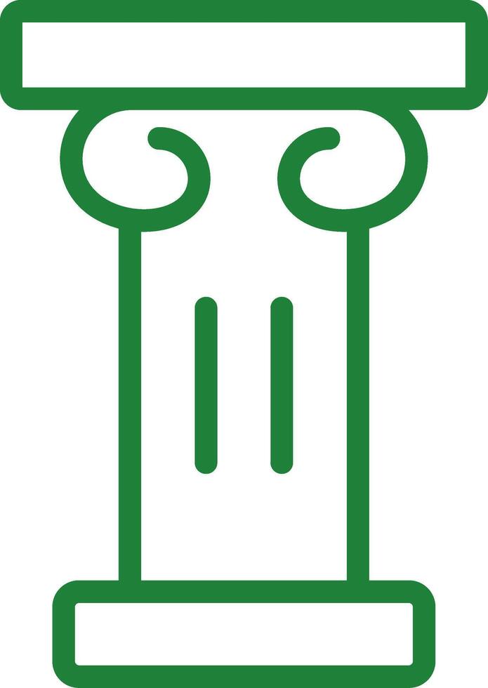 Pillar Creative Icon Design vector