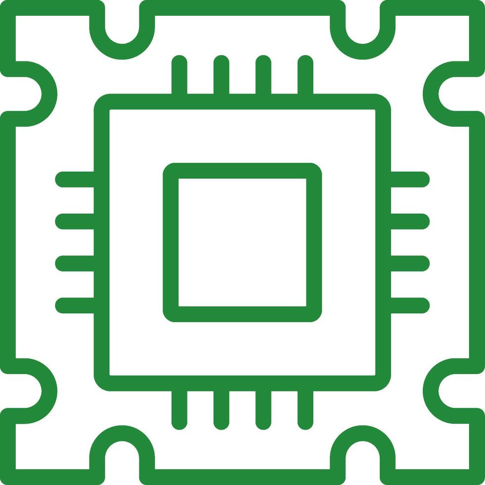 Processor Creative Icon Design vector