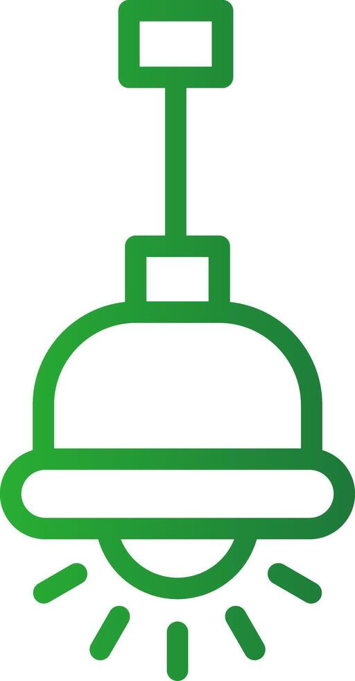 Hanging Lamp Creative Icon Design vector