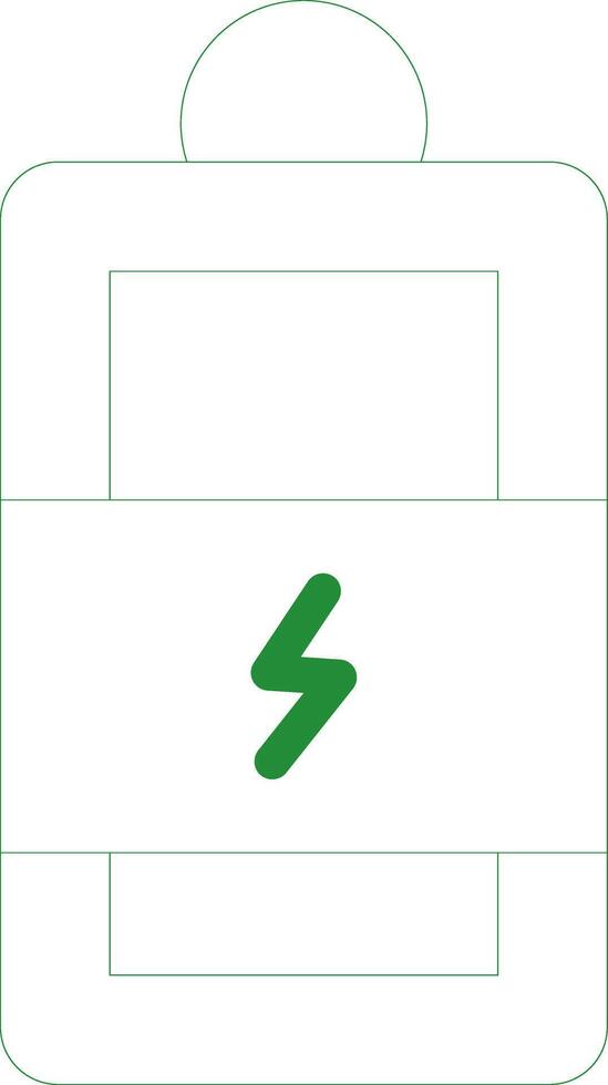 Charging Battery Creative Icon Design vector