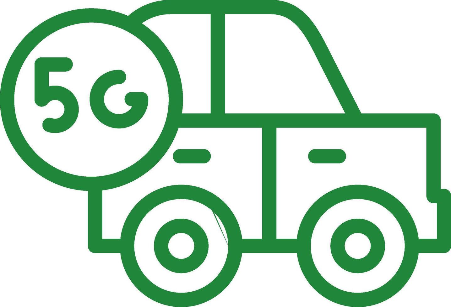Smart Car Creative Icon Design vector