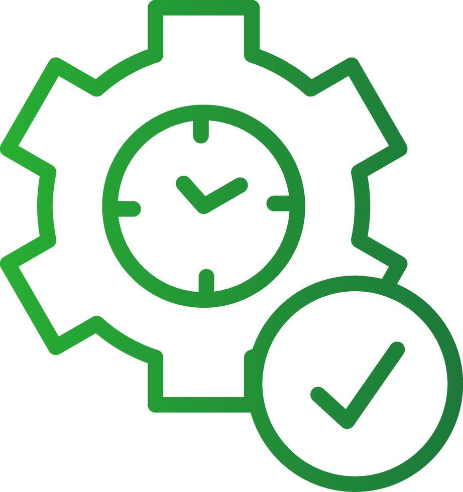 Time Management Creative Icon Design vector