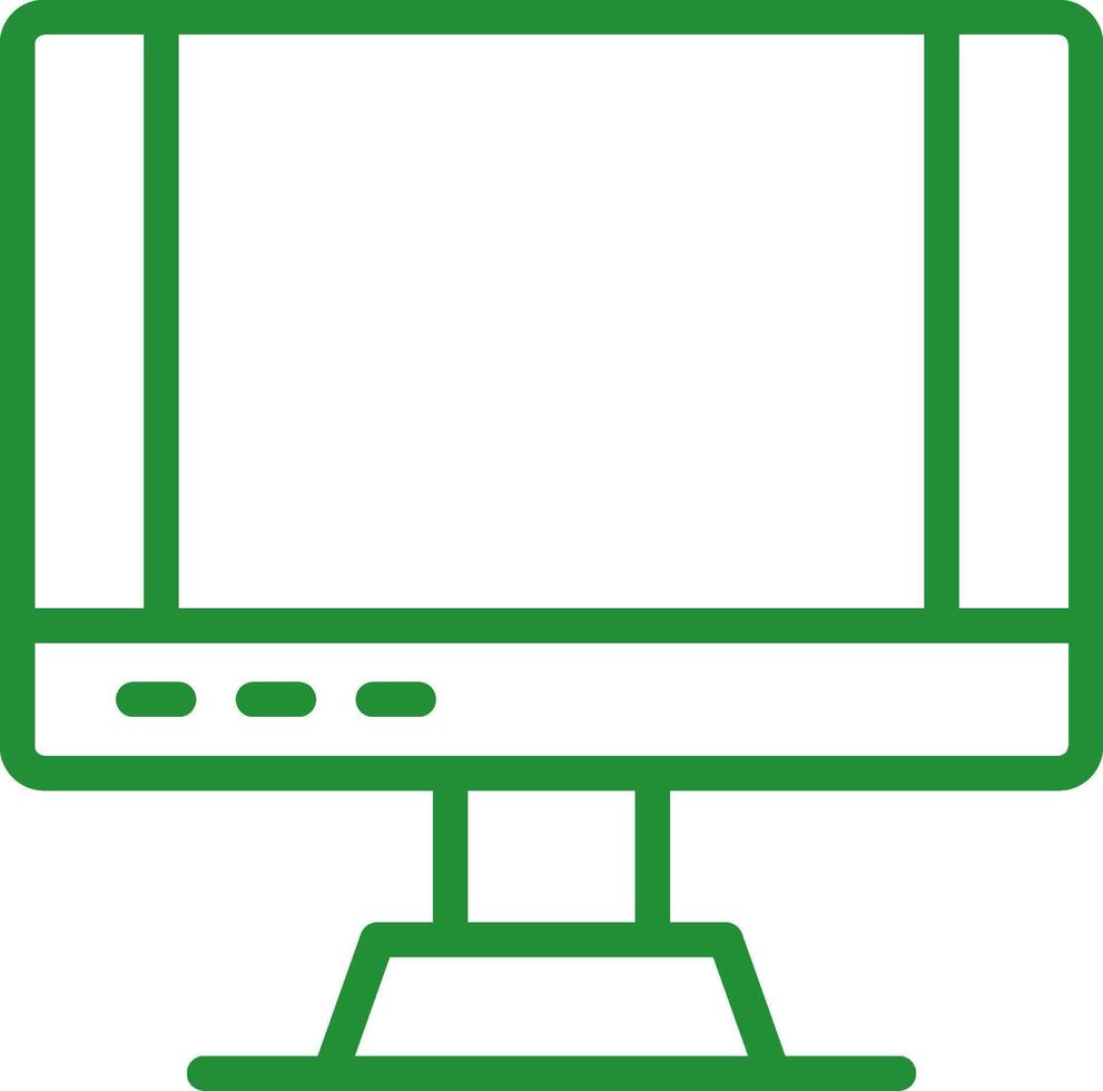 Monitor Creative Icon Design vector
