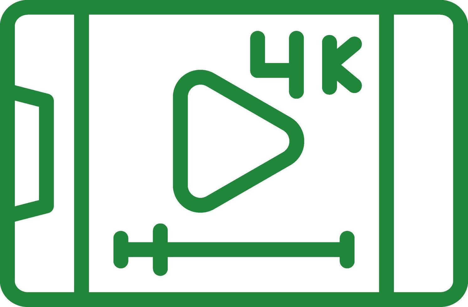 Video Streaming Creative Icon Design vector