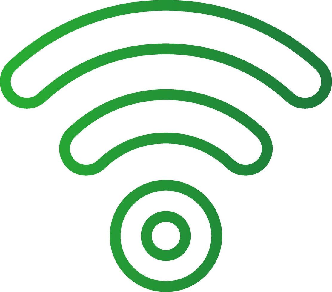 Wifi Creative Icon Design vector