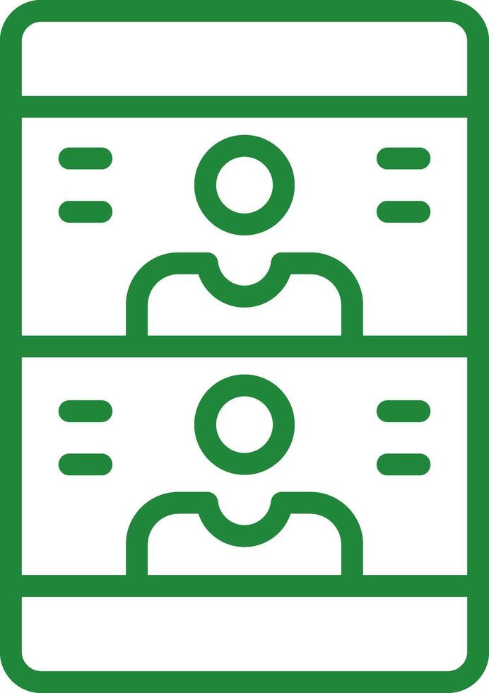 Videocall Creative Icon Design vector