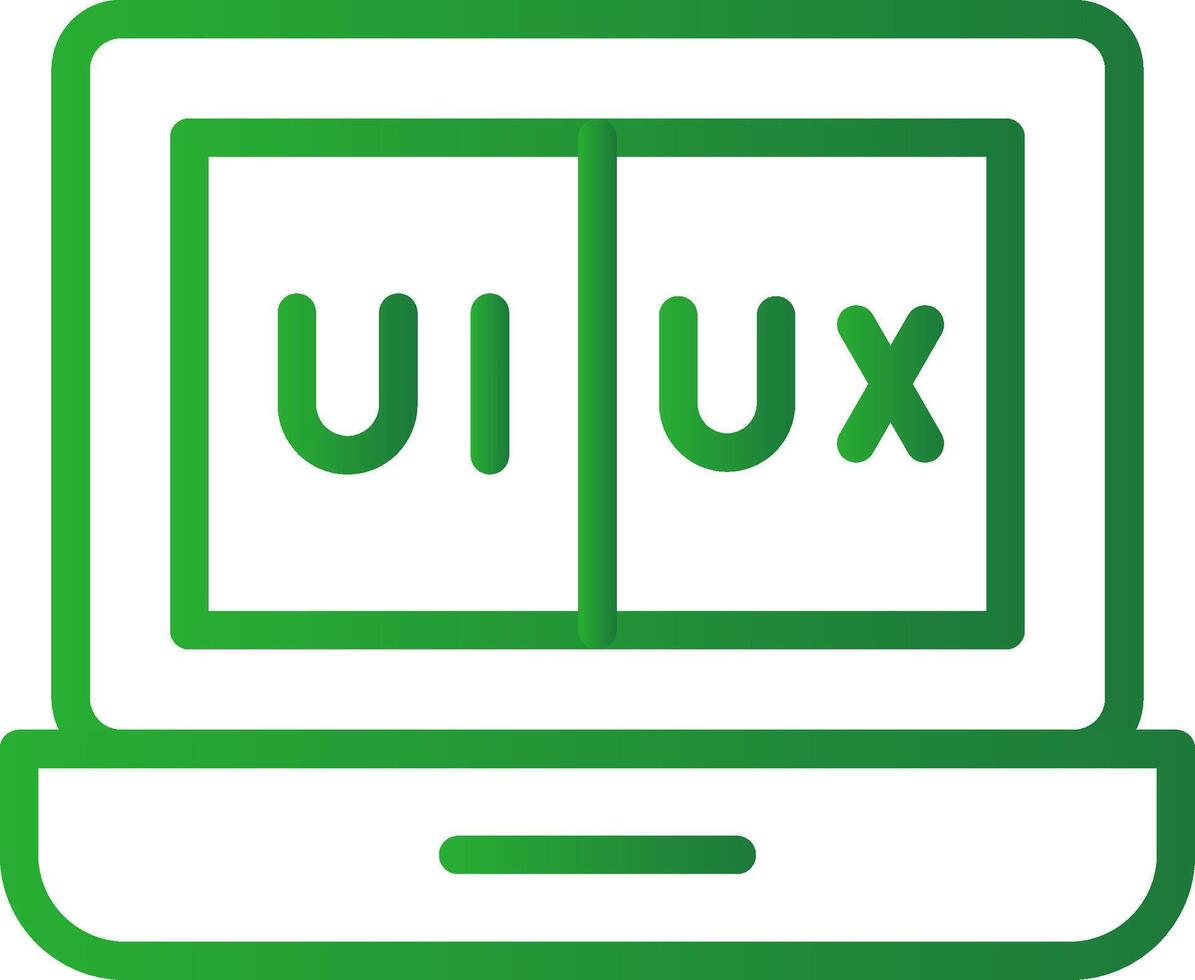 Ui Ux Creative Icon Design vector