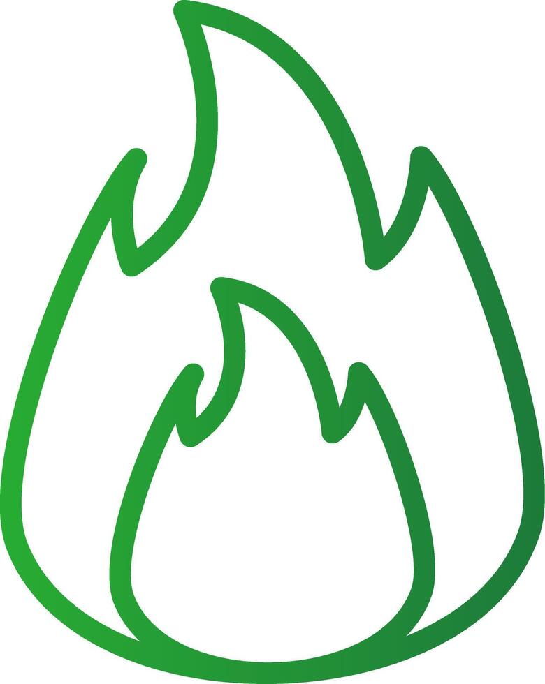 On Fire Creative Icon Design vector