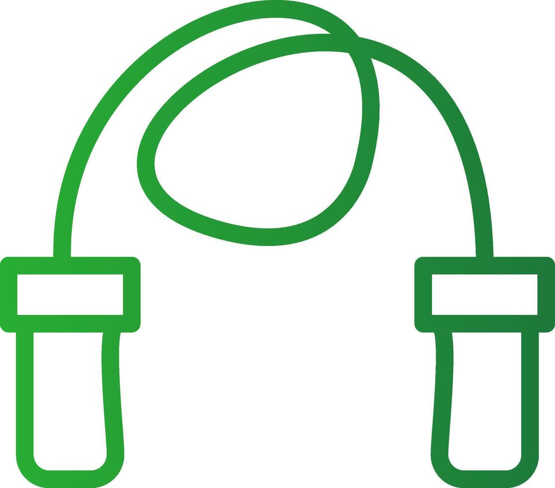 Skipping Rope Creative Icon Design vector