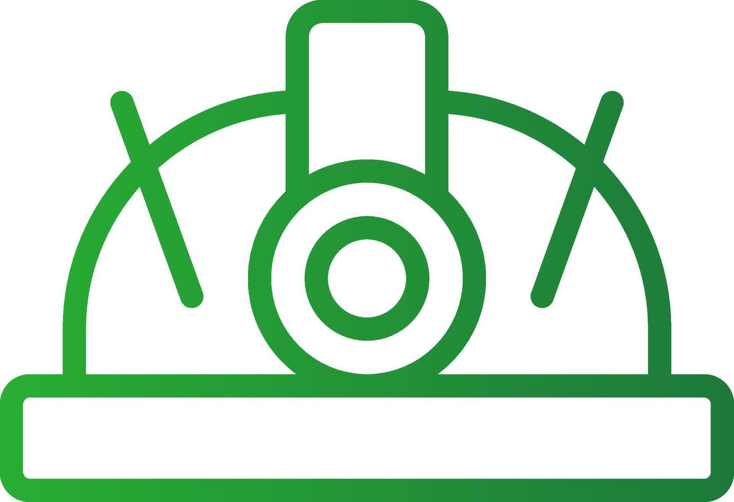 Helmet Creative Icon Design vector