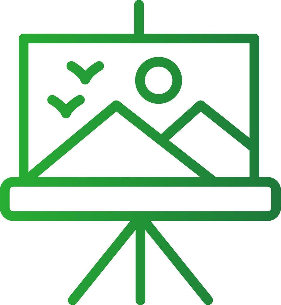 Canvas Creative Icon Design vector