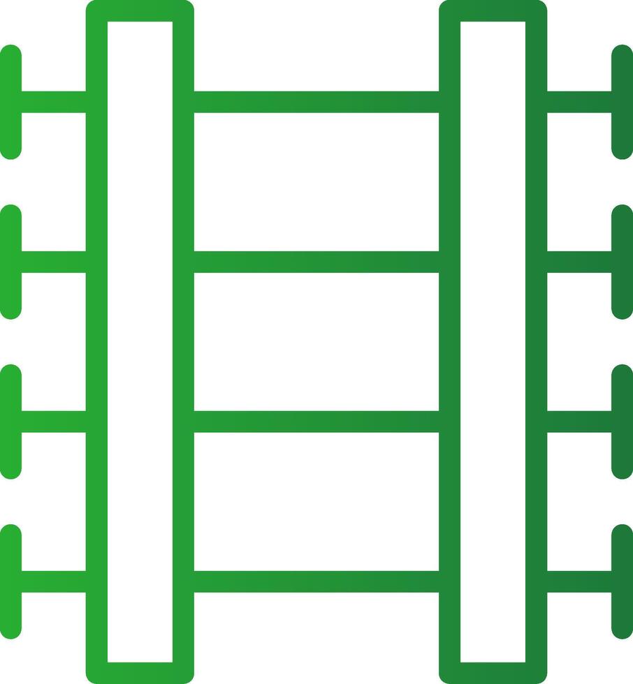 Train Tracks Creative Icon Design vector