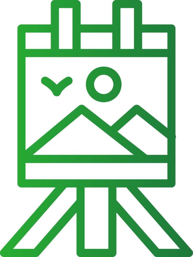 Canvas Creative Icon Design vector