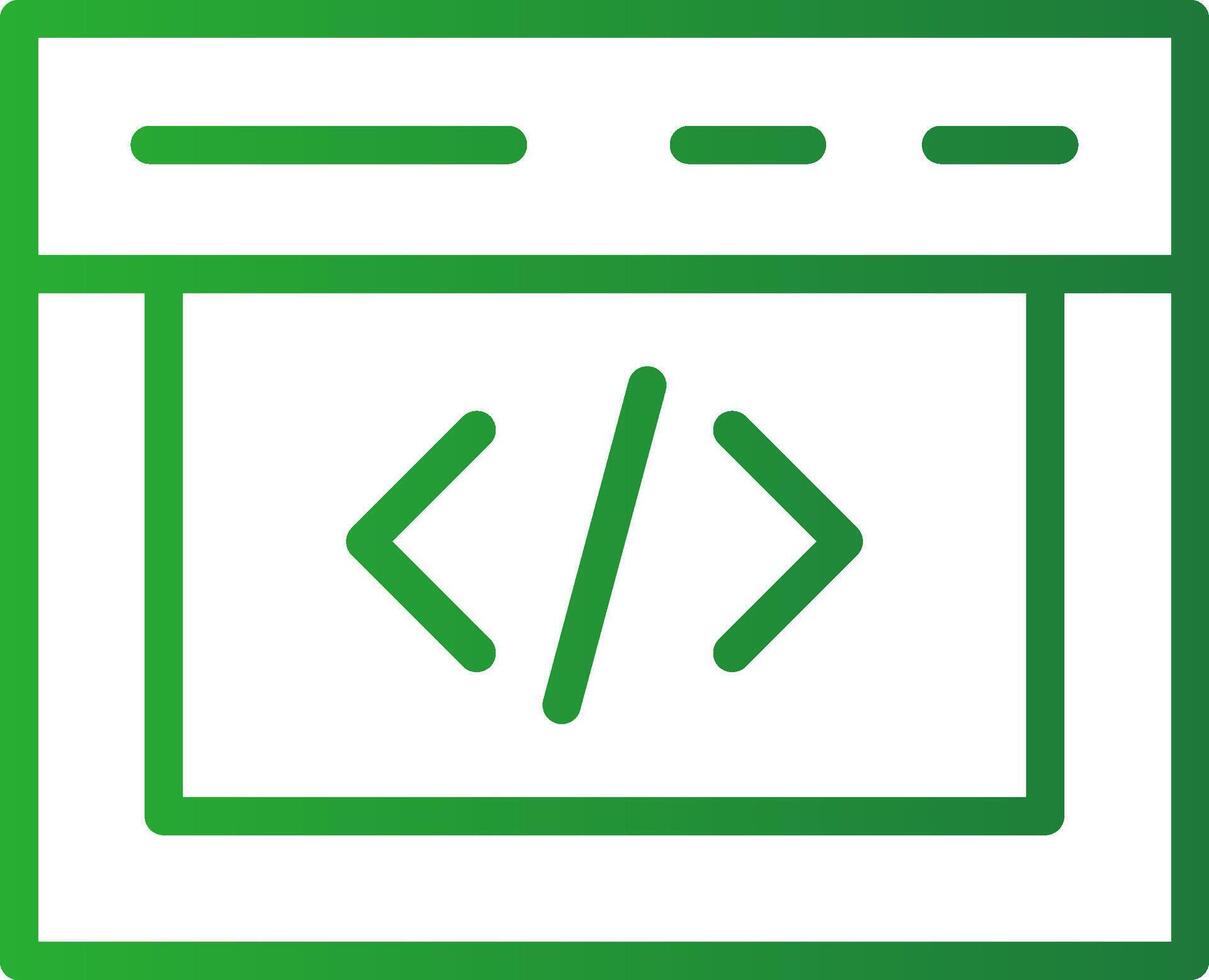 Coding Creative Icon Design vector