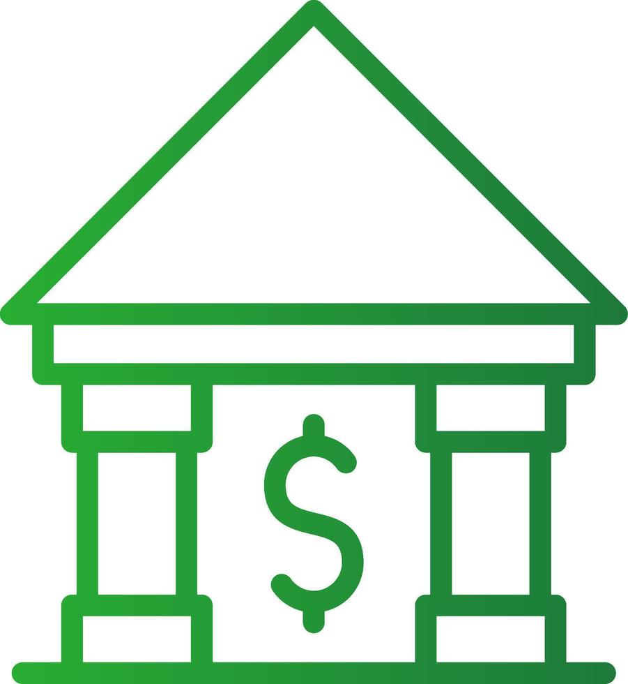 Bank Creative Icon Design vector