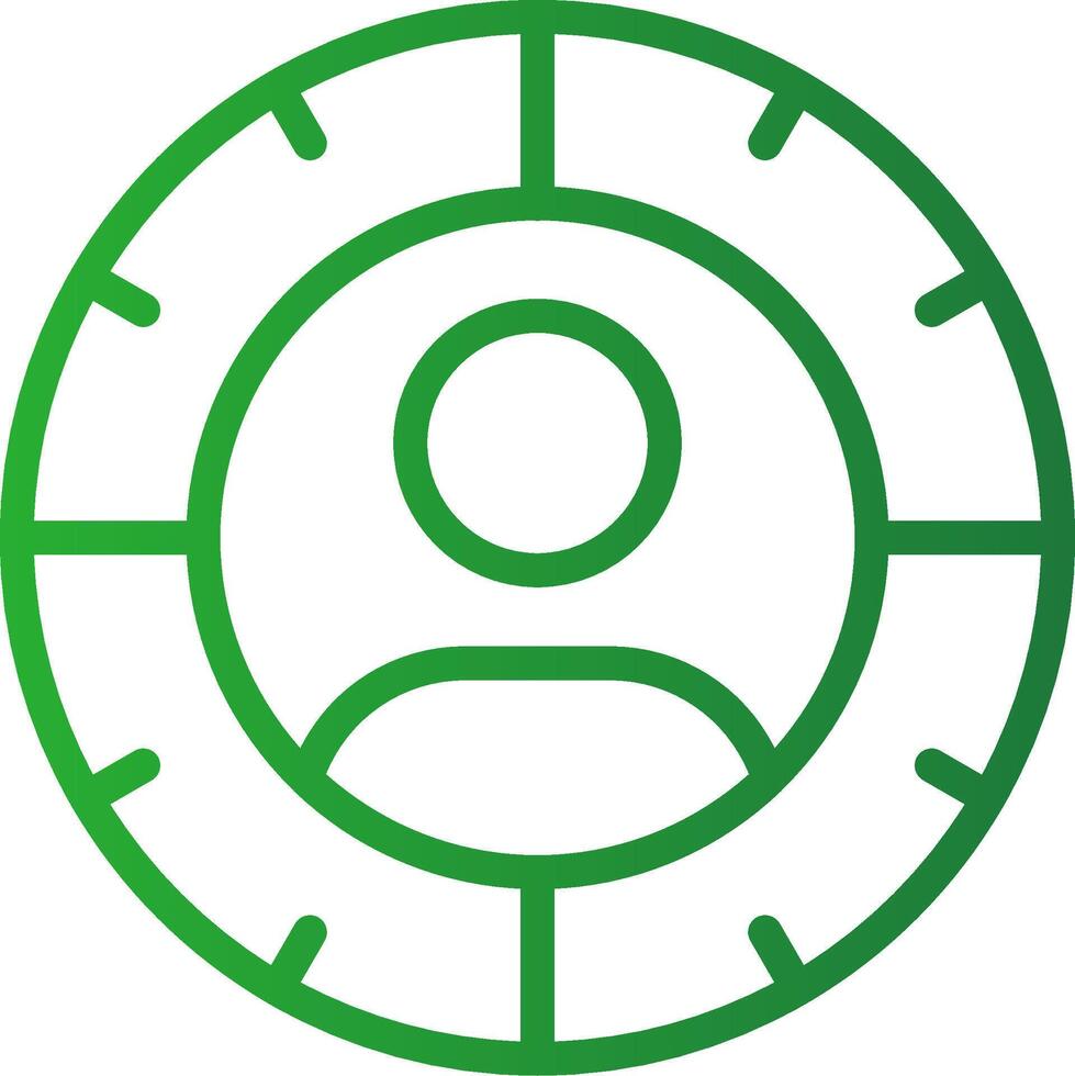 Target Audience Creative Icon Design vector