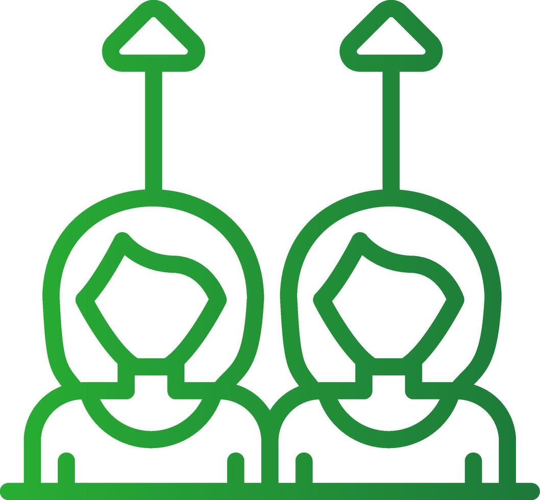 Same Approach Creative Icon Design vector