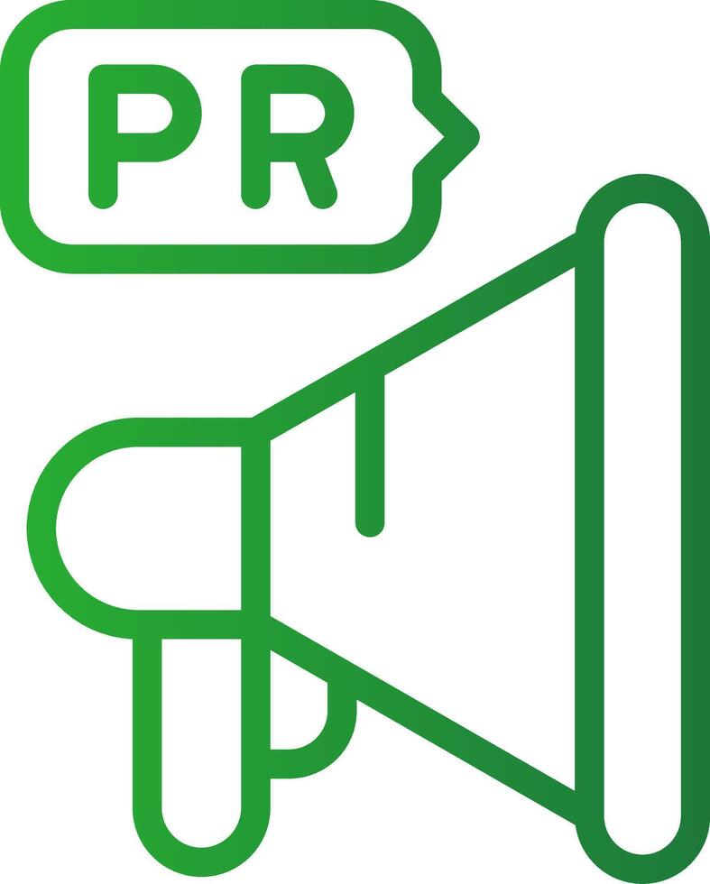 Public Relations Creative Icon Design vector