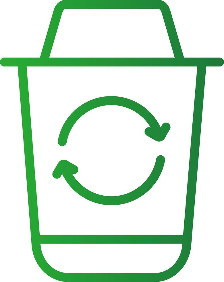 diseño de icono creativo de papelera de reciclaje vector