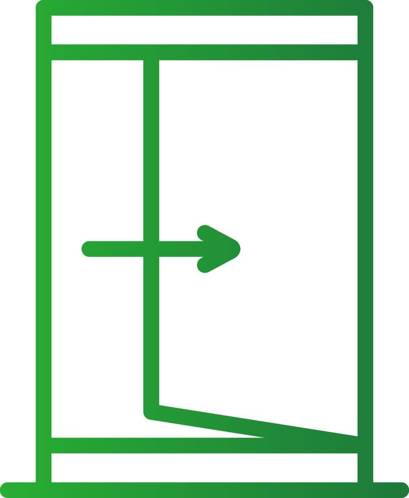 Exit Creative Icon Design vector
