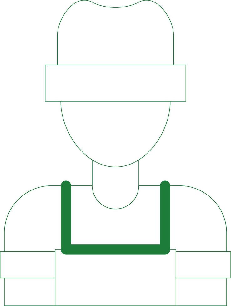 Farmer Male Creative Icon Design vector