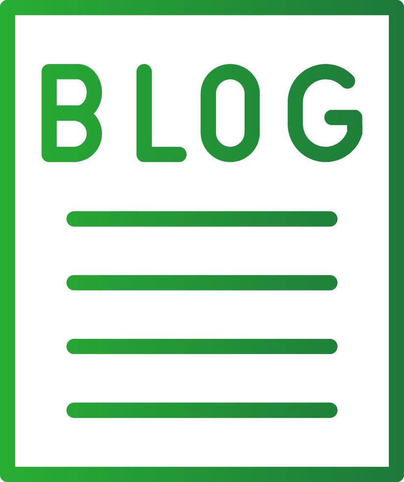 Blogging Creative Icon Design vector
