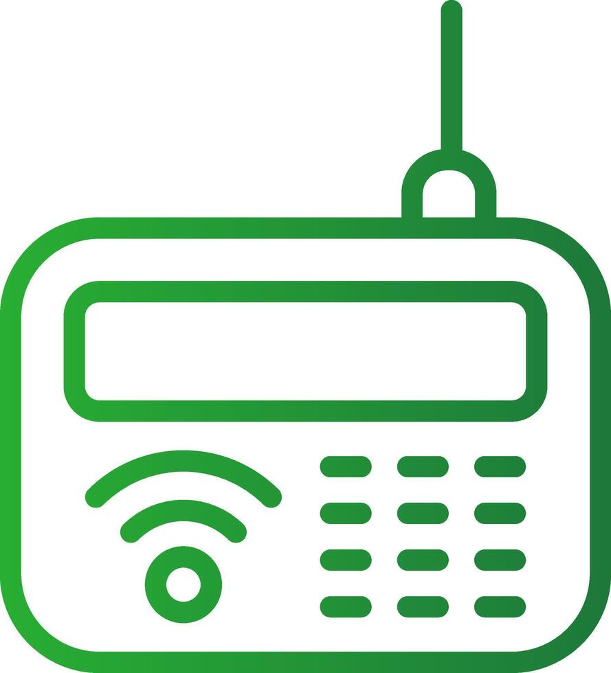 Intercom Creative Icon Design vector