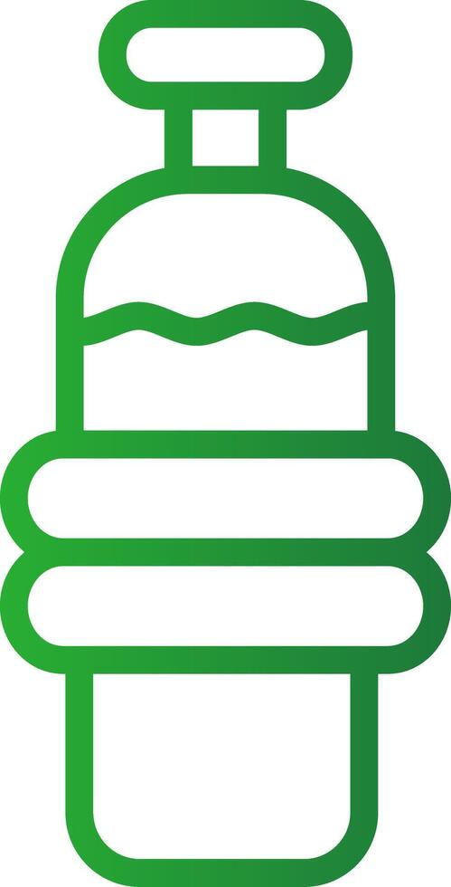 Water Bottle Creative Icon Design vector