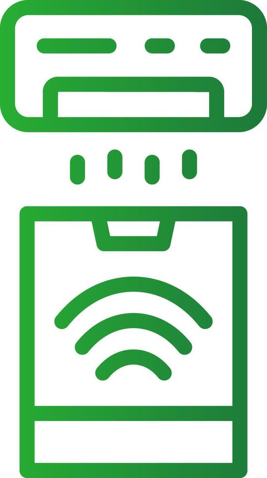 Smart Cooler Creative Icon Design vector