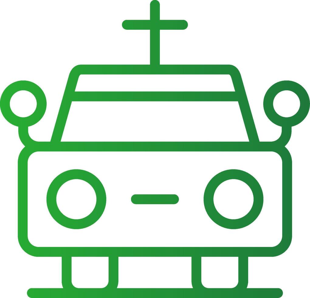 Hearse Creative Icon Design vector