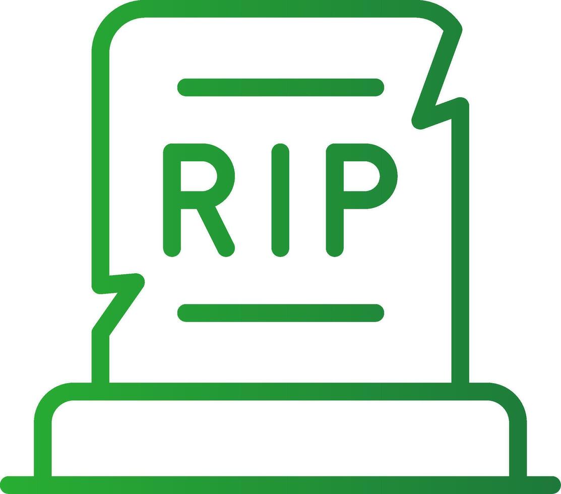 Grave Creative Icon Design vector