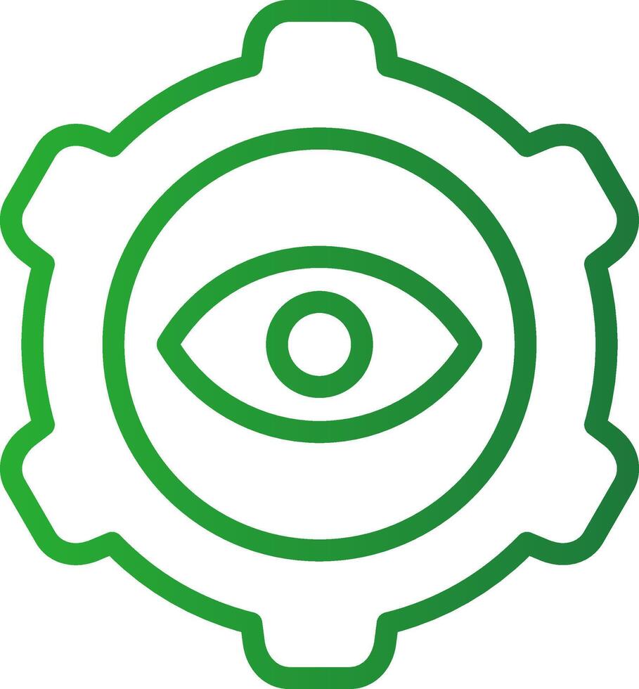 Eye Setting Creative Icon Design vector