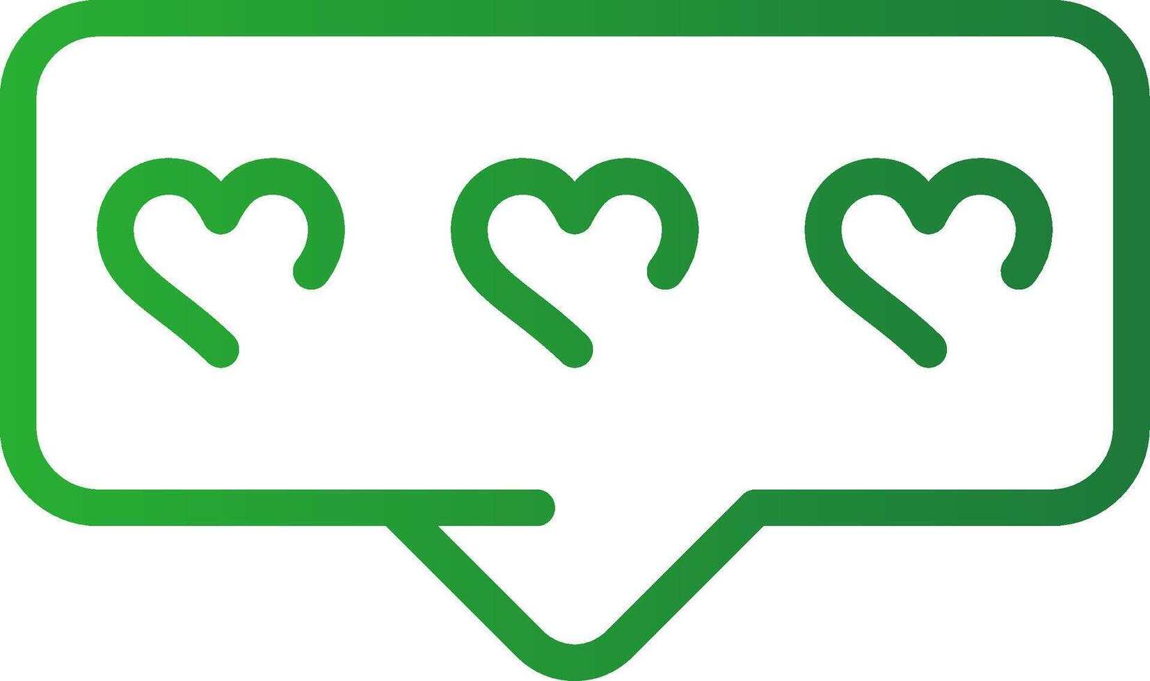 Comment Heart Creative Icon Design vector