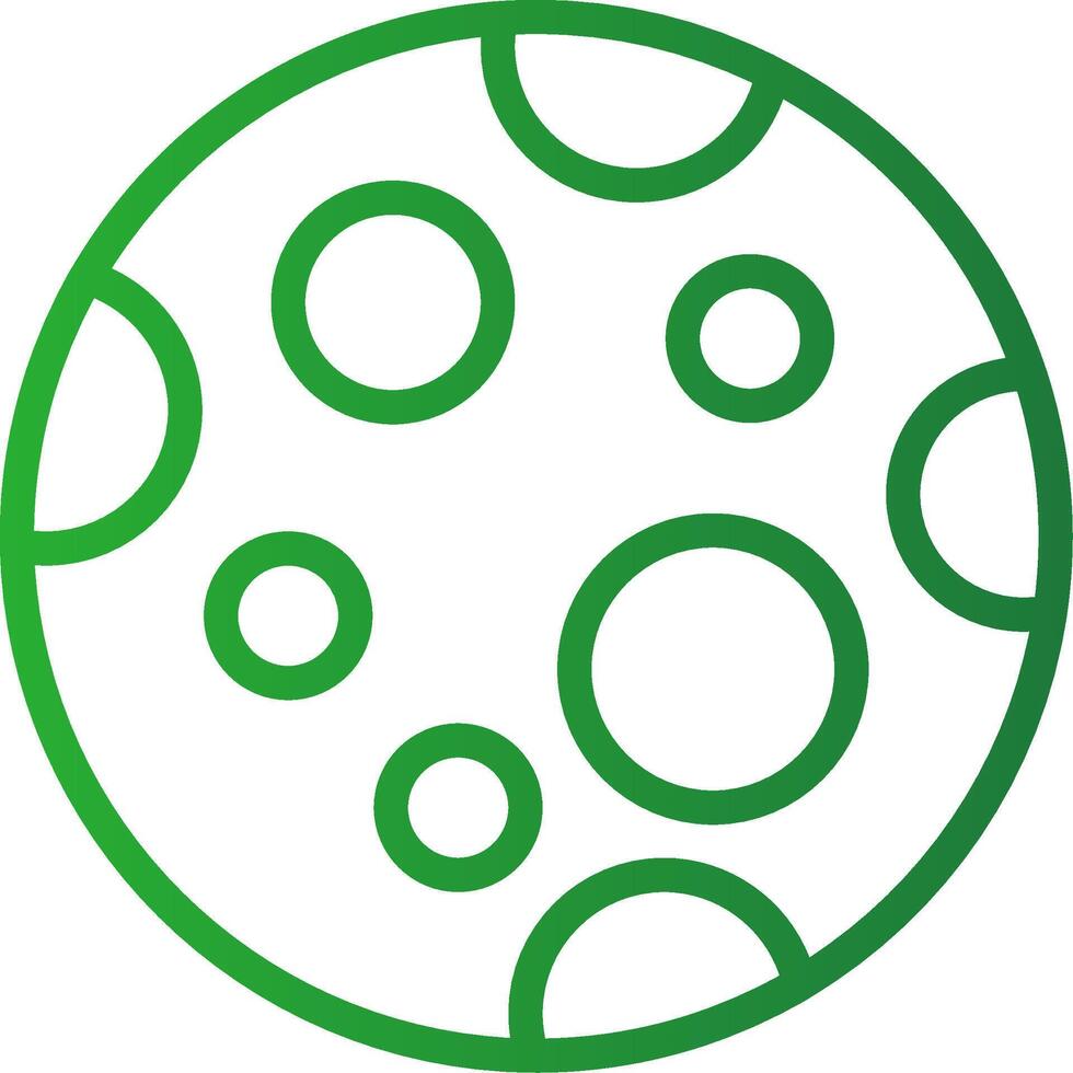 Moon Creative Icon Design vector