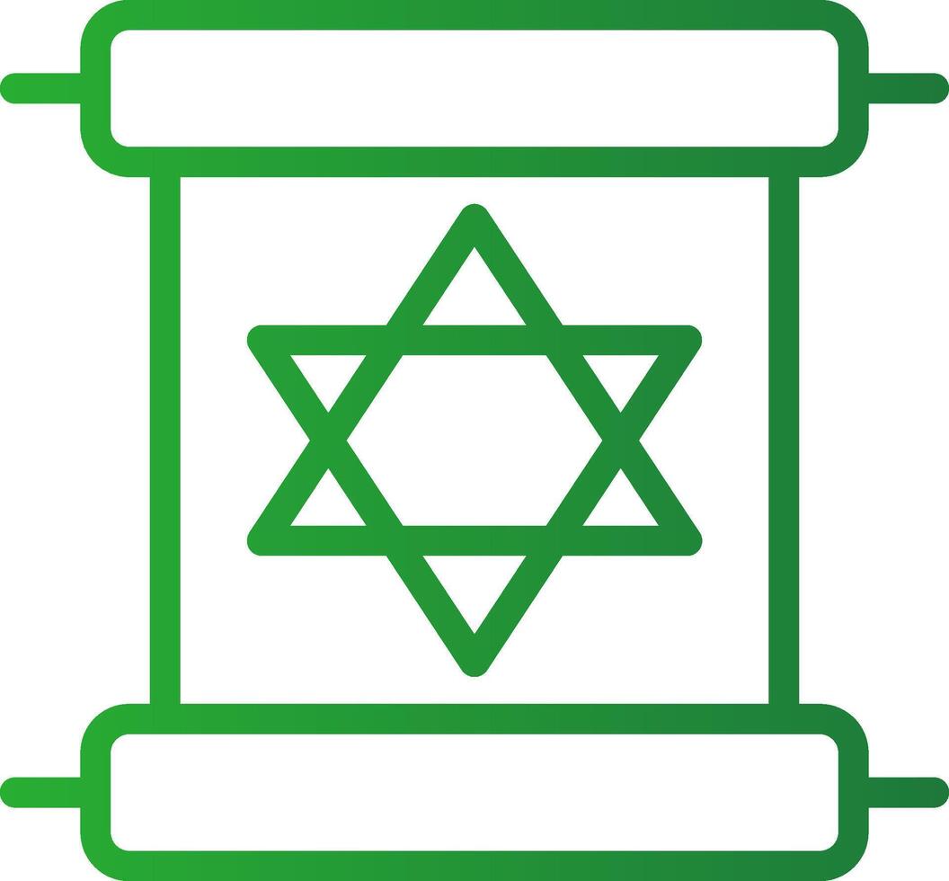 Scroll torah Creative Icon Design vector