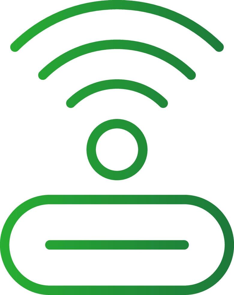 Line Green Gradient Design vector