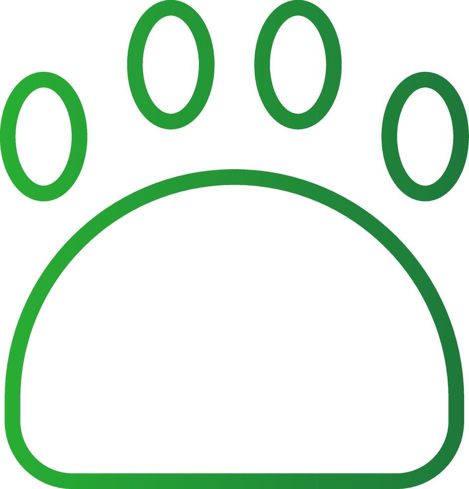 Line Green Gradient Design vector