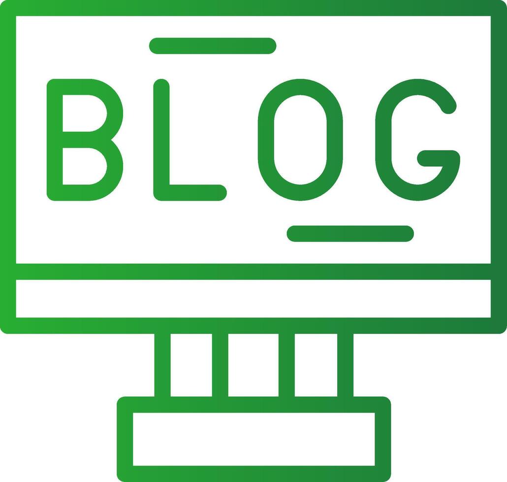 Blogging Creative Icon Design vector