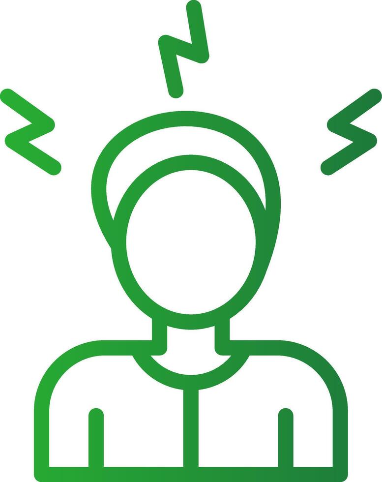Stress Creative Icon Design vector