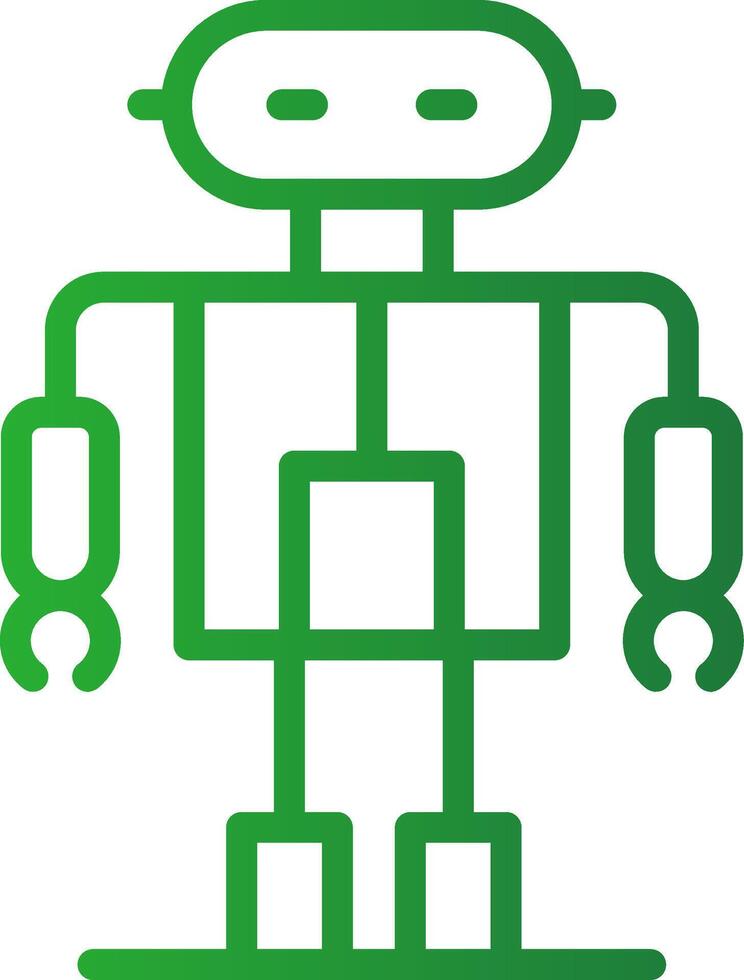 diseño de icono creativo robot vector