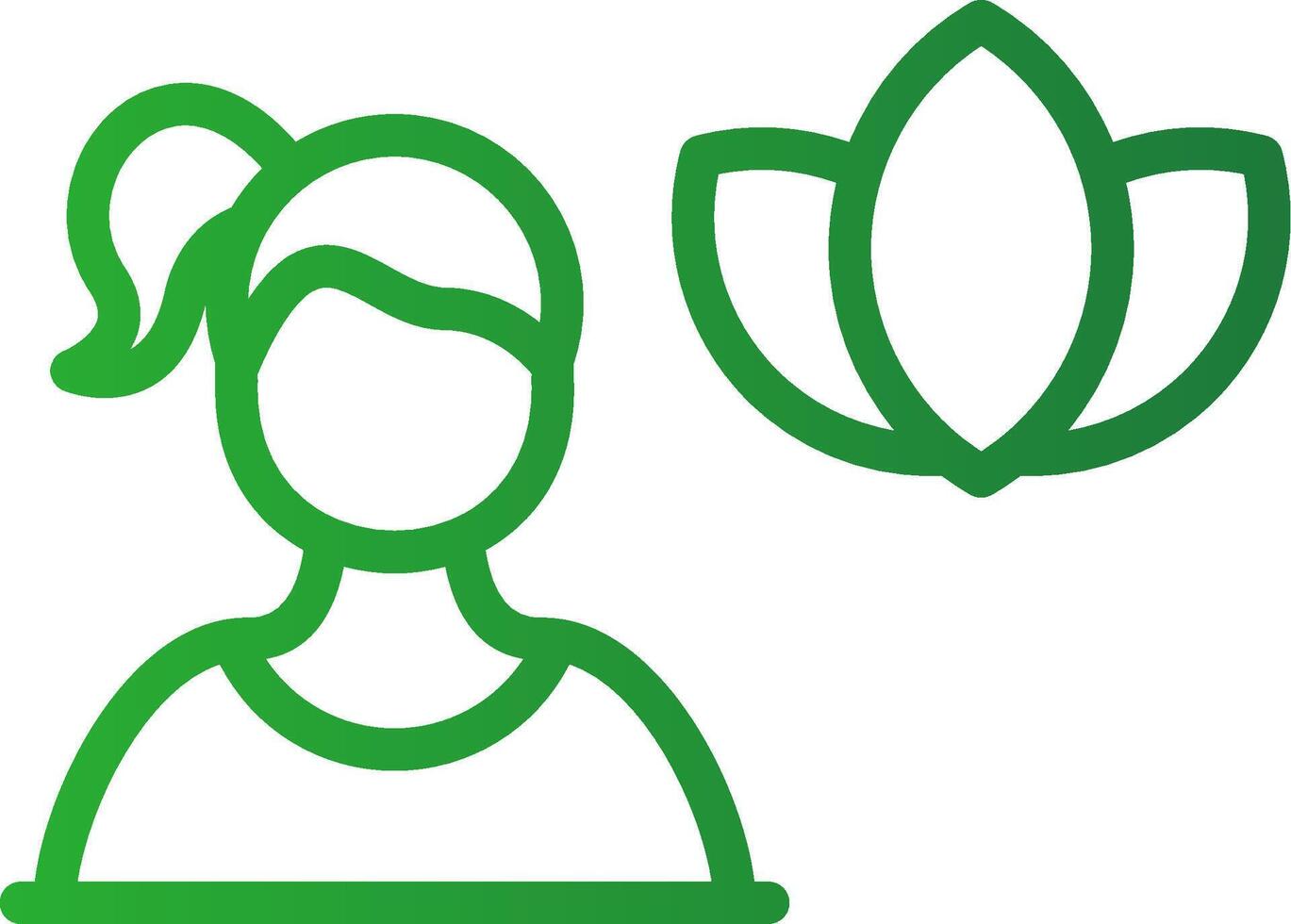 Meditation Creative Icon Design vector