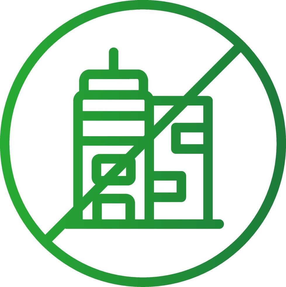 No Commute Creative Icon Design vector