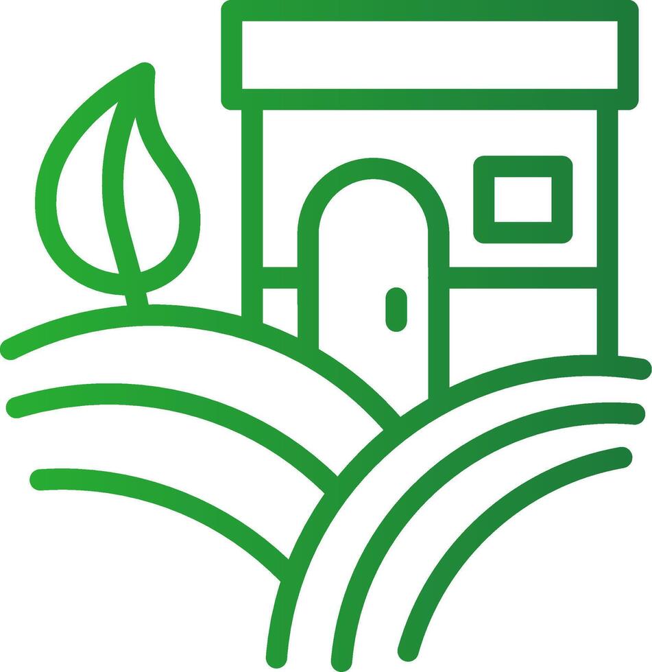 Ecological Farming Creative Icon Design vector