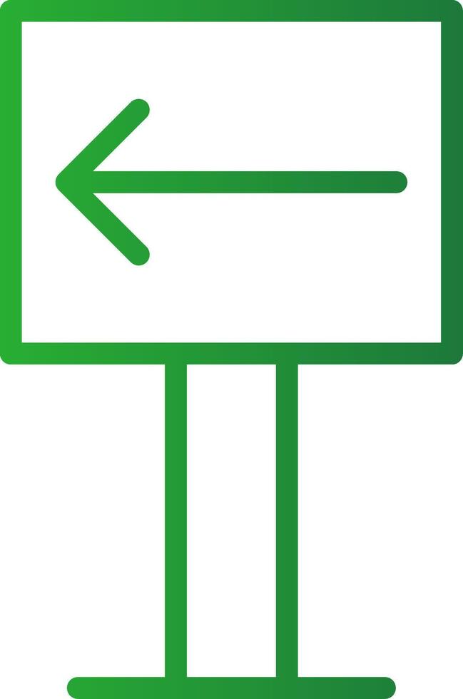 Left Creative Icon Design vector