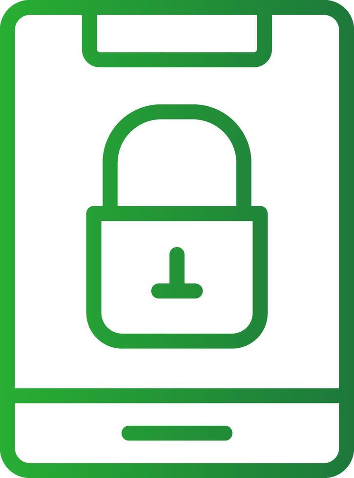 Lock Screen Creative Icon Design vector