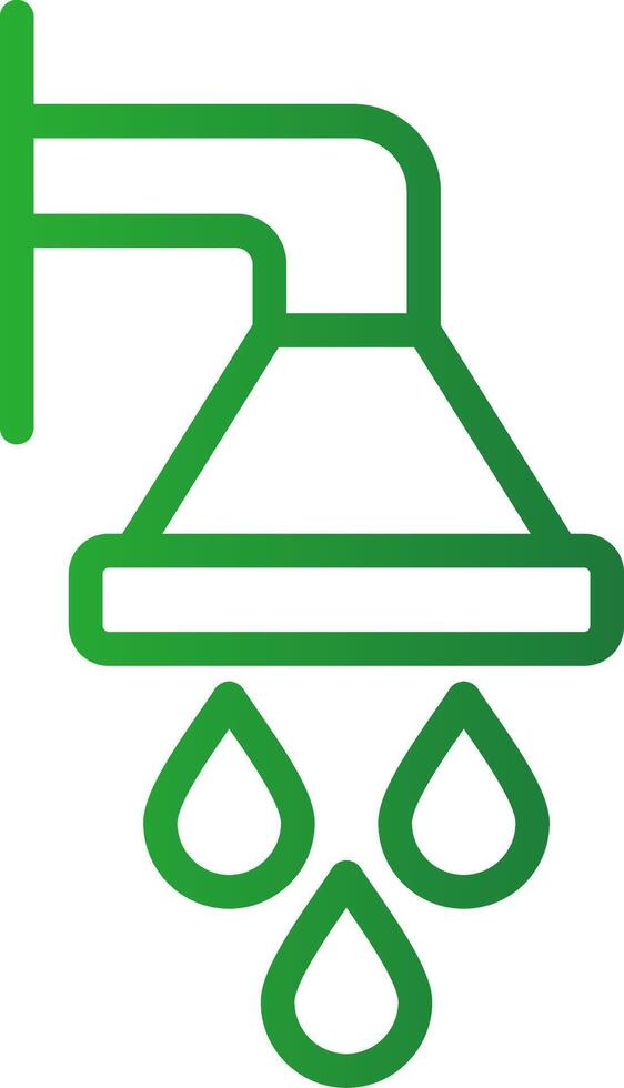 Shower Creative Icon Design vector
