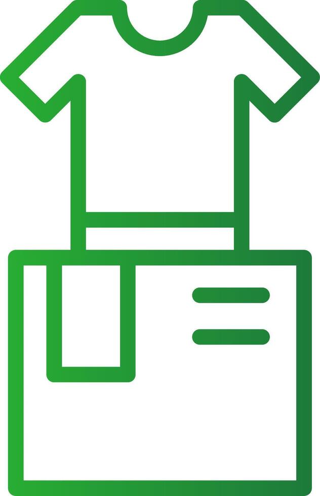 Clothes Box Creative Icon Design vector
