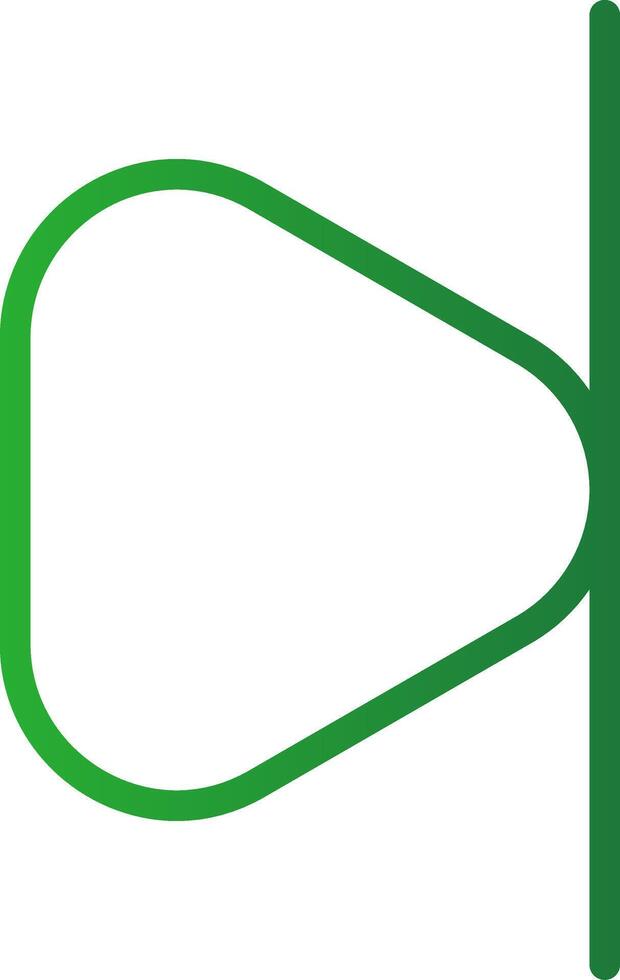 Line Green Gradient Design vector