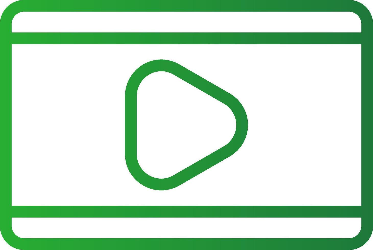 Video Play Creative Icon Design vector